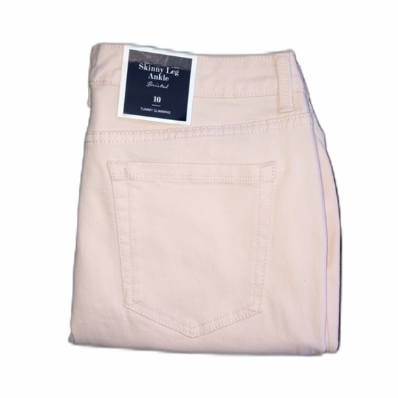 Charter Club Denim - Charter Club Bristol Skinny Leg Pink 10